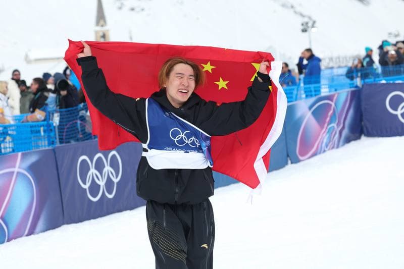 Snowboard. Olympic Winter Games Milano-Cortina 2026. Men's Slopestyle Finals. 18.02.2026