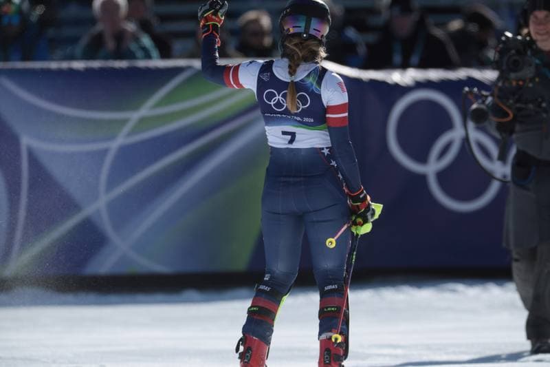 Alpine Skiing. Olympic Winter Games Milano-Cortina 2026. Women's Slalom - Run 1. 18.02.2026