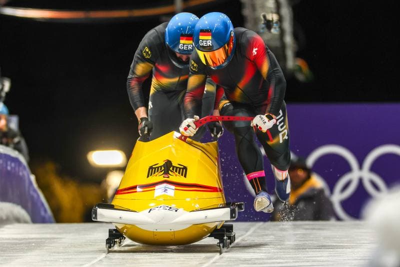 Bobsleigh. Olympic Winter Games Milano-Cortina 2026. Gold Medal Ceremony. 17.02.2026