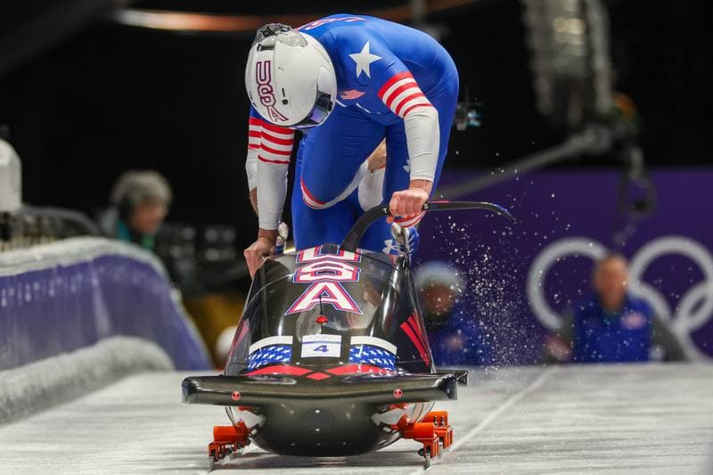 Bobsleigh. Olympic Winter Games Milano-Cortina 2026. Gold Medal Ceremony. 17.02.2026