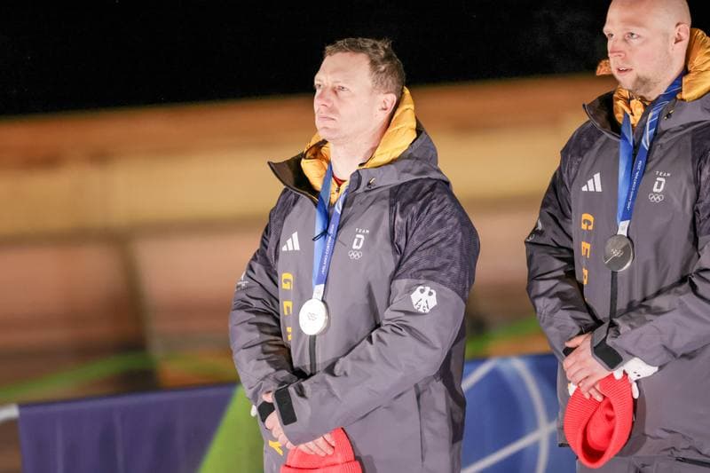 Bobsleigh. Olympic Winter Games Milano-Cortina 2026. Gold Medal Ceremony. 17.02.2026