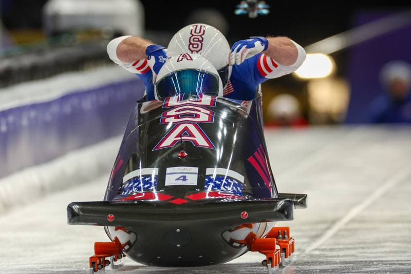 Bobsleigh. Olympic Winter Games Milano-Cortina 2026. Gold Medal Ceremony. 17.02.2026