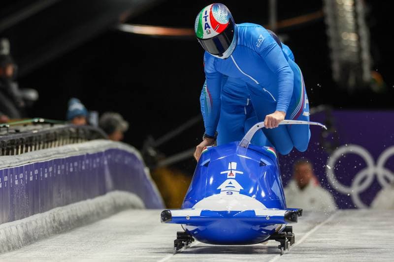 Bobsleigh. Olympic Winter Games Milano-Cortina 2026. Gold Medal Ceremony. 17.02.2026