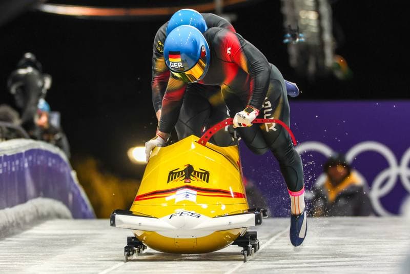 Bobsleigh. Olympic Winter Games Milano-Cortina 2026. Gold Medal Ceremony. 17.02.2026