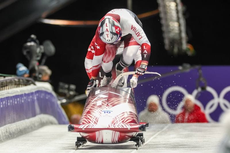 Bobsleigh. Olympic Winter Games Milano-Cortina 2026. Gold Medal Ceremony. 17.02.2026