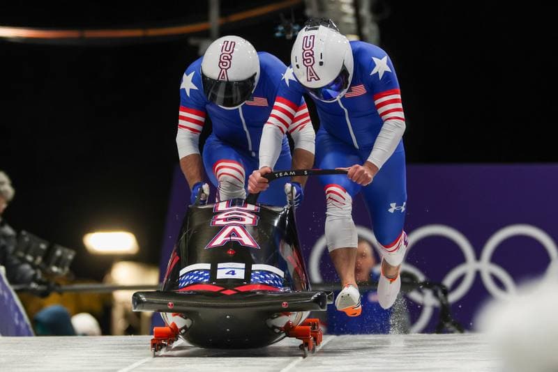 Bobsleigh. Olympic Winter Games Milano-Cortina 2026. Gold Medal Ceremony. 17.02.2026