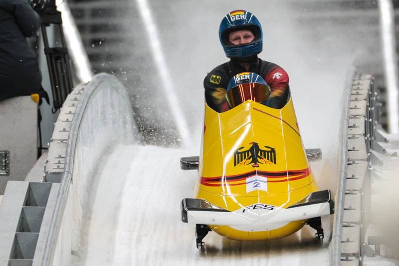 Bobsleigh. Olympic Winter Games Milano-Cortina 2026. Gold Medal Ceremony. 17.02.2026