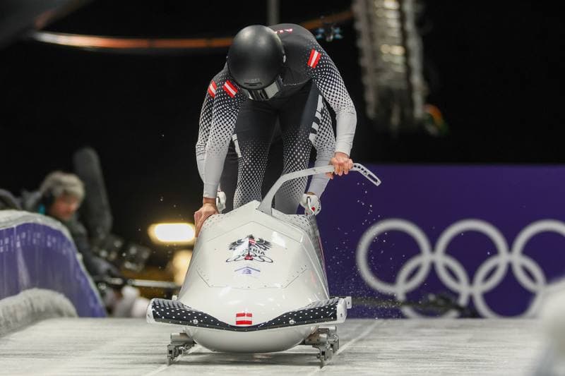 Bobsleigh. Olympic Winter Games Milano-Cortina 2026. Gold Medal Ceremony. 17.02.2026
