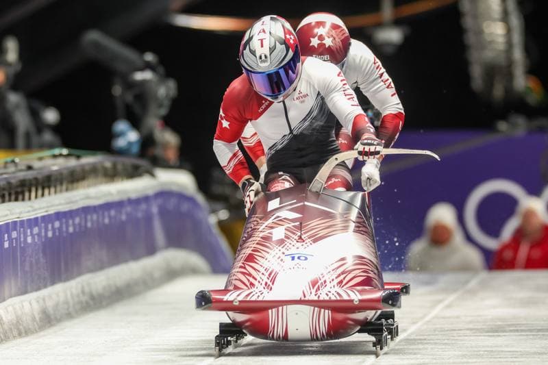 Bobsleigh. Olympic Winter Games Milano-Cortina 2026. Gold Medal Ceremony. 17.02.2026