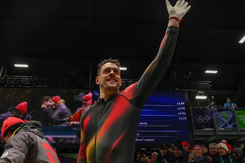 Bobsleigh. Olympic Winter Games Milano-Cortina 2026. Gold Medal Ceremony. 17.02.2026