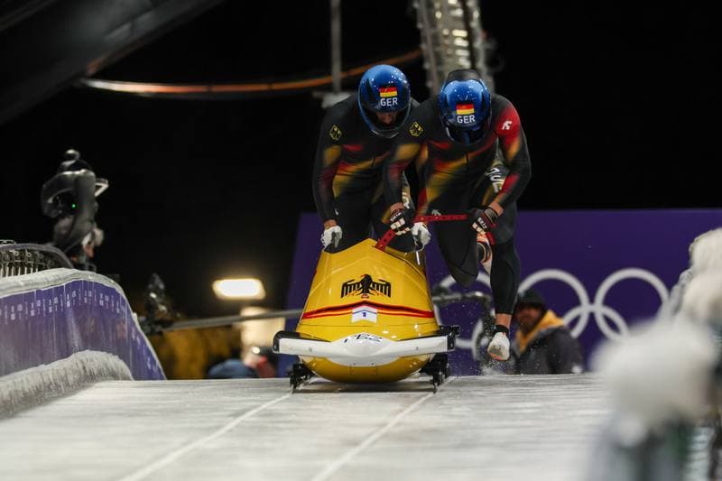 Bobsleigh. Olympic Winter Games Milano-Cortina 2026. Gold Medal Ceremony. 17.02.2026