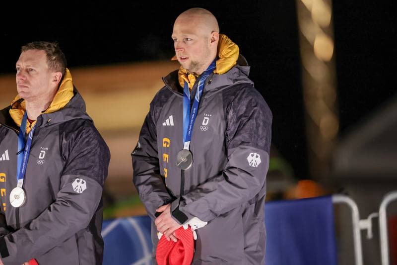 Bobsleigh. Olympic Winter Games Milano-Cortina 2026. Gold Medal Ceremony. 17.02.2026