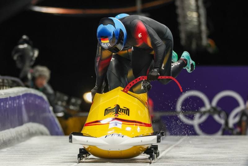 Bobsleigh. Olympic Winter Games Milano-Cortina 2026. Gold Medal Ceremony. 17.02.2026