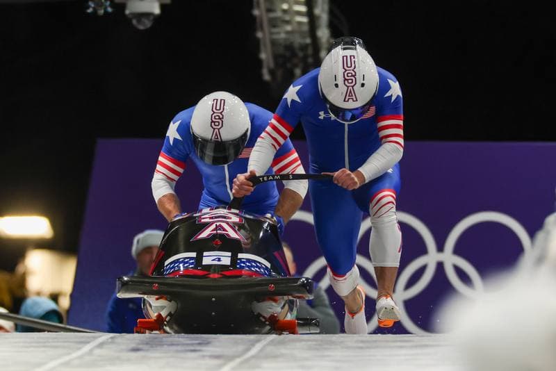 Bobsleigh. Olympic Winter Games Milano-Cortina 2026. Gold Medal Ceremony. 17.02.2026