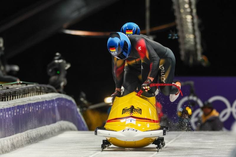 Bobsleigh. Olympic Winter Games Milano-Cortina 2026. Gold Medal Ceremony. 17.02.2026