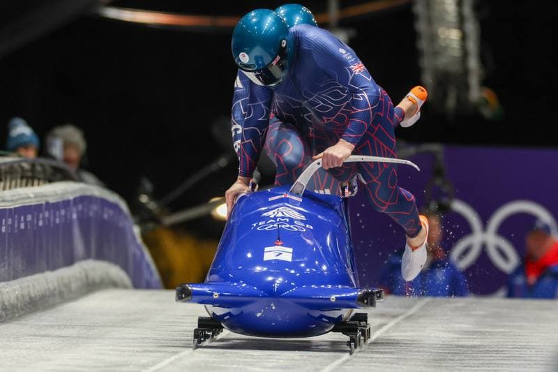 Bobsleigh. Olympic Winter Games Milano-Cortina 2026. Gold Medal Ceremony. 17.02.2026