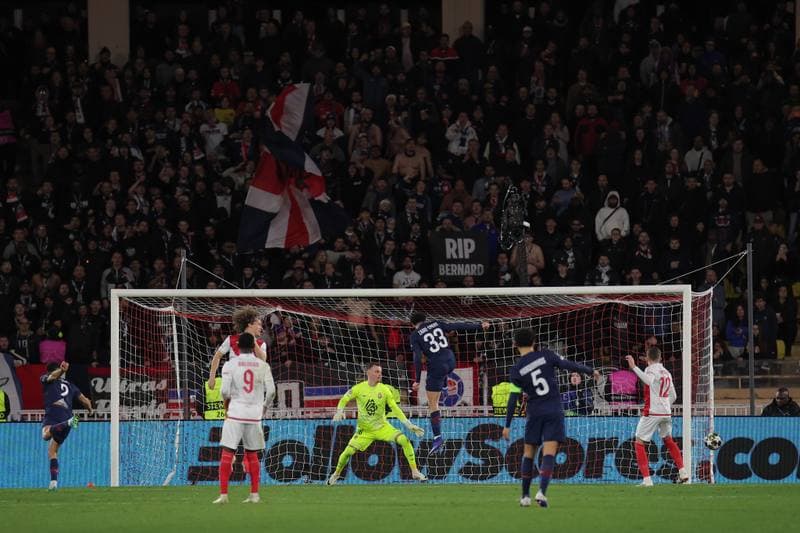 Football. UEFA Champions League. AS Monaco - Paris Saint-Germain. 17.02.2026