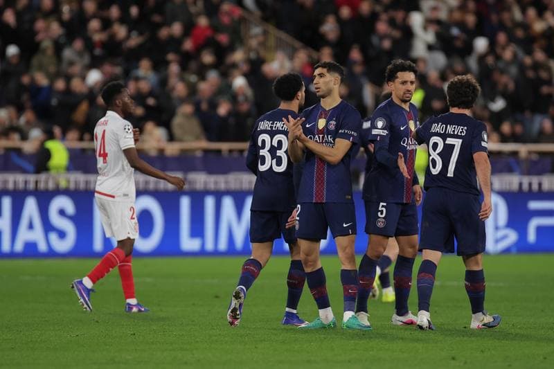 Football. UEFA Champions League. AS Monaco - Paris Saint-Germain. 17.02.2026