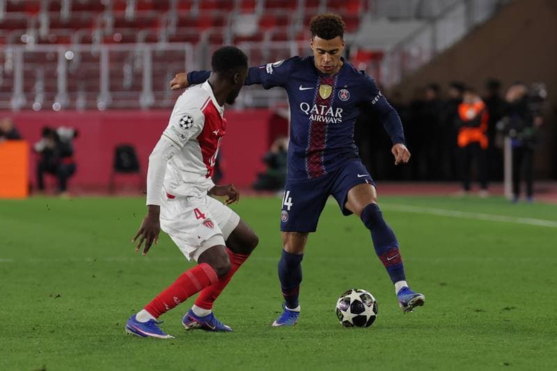 Football. UEFA Champions League. AS Monaco - Paris Saint-Germain. 17.02.2026
