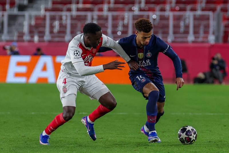 Football. UEFA Champions League. AS Monaco - Paris Saint-Germain. 17.02.2026