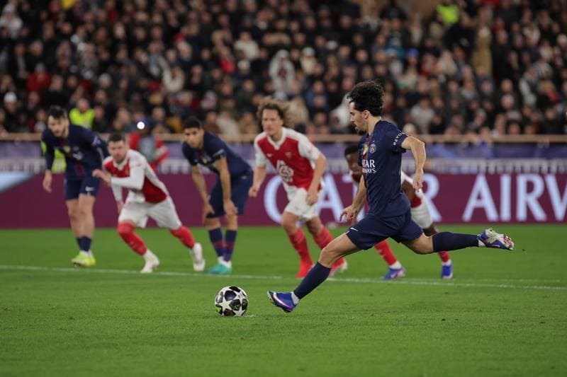 Football. UEFA Champions League. AS Monaco - Paris Saint-Germain. 17.02.2026