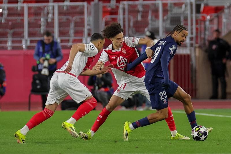 Football. UEFA Champions League. AS Monaco - Paris Saint-Germain. 17.02.2026