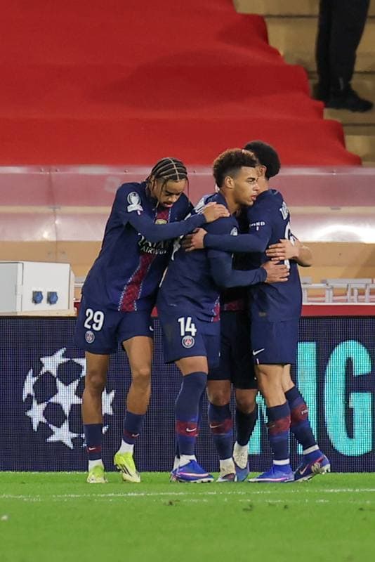 Football. UEFA Champions League. AS Monaco - Paris Saint-Germain. 17.02.2026