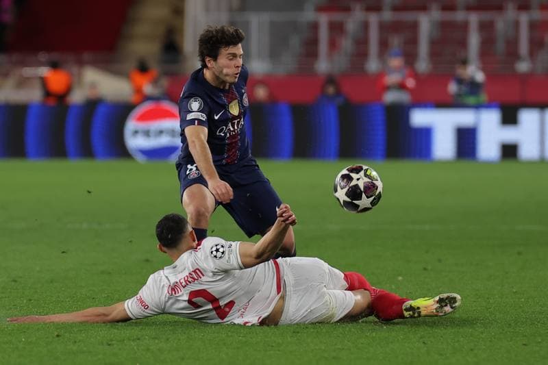 Football. UEFA Champions League. AS Monaco - Paris Saint-Germain. 17.02.2026
