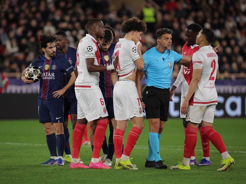 Football. UEFA Champions League. AS Monaco - Paris Saint-Germain. 17.02.2026