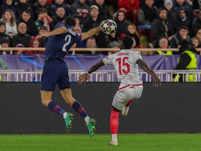 Football. UEFA Champions League. AS Monaco - Paris Saint-Germain. 17.02.2026