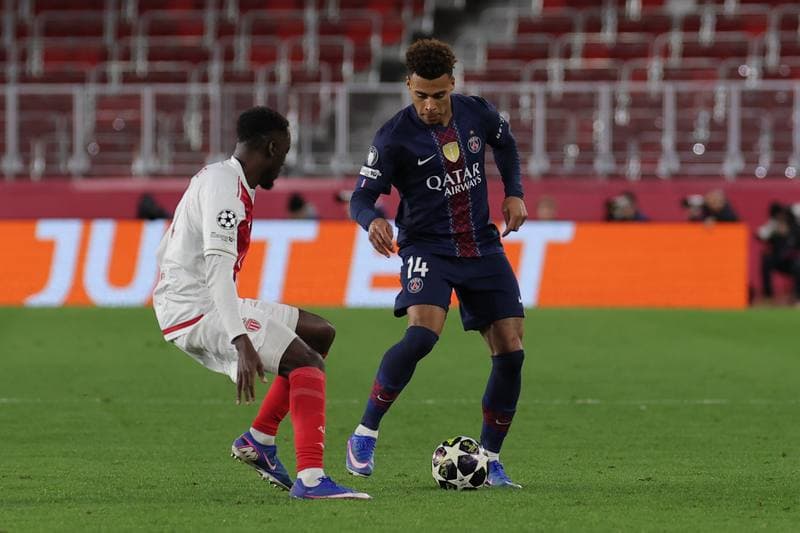 Football. UEFA Champions League. AS Monaco - Paris Saint-Germain. 17.02.2026