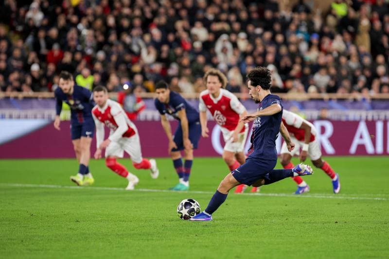 Football. UEFA Champions League. AS Monaco - Paris Saint-Germain. 17.02.2026