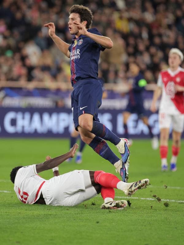 Football. UEFA Champions League. AS Monaco - Paris Saint-Germain. 17.02.2026