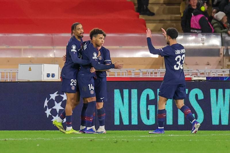 Football. UEFA Champions League. AS Monaco - Paris Saint-Germain. 17.02.2026