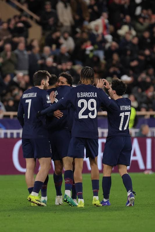 Football. UEFA Champions League. AS Monaco - Paris Saint-Germain. 17.02.2026