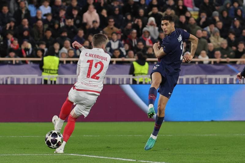Football. UEFA Champions League. AS Monaco - Paris Saint-Germain. 17.02.2026