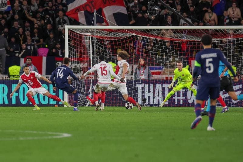 Football. UEFA Champions League. AS Monaco - Paris Saint-Germain. 17.02.2026