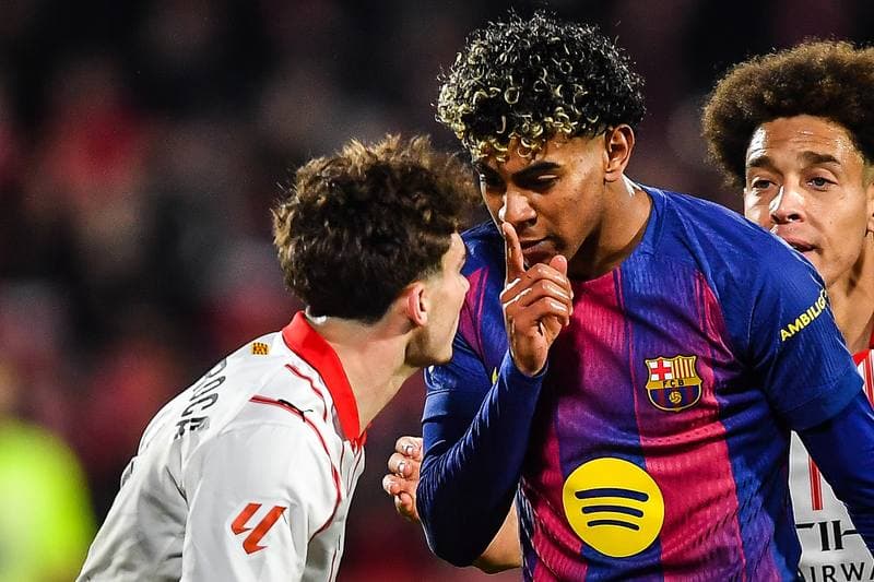Football. La Liga. Girona - Barcelona. 16.02.2026