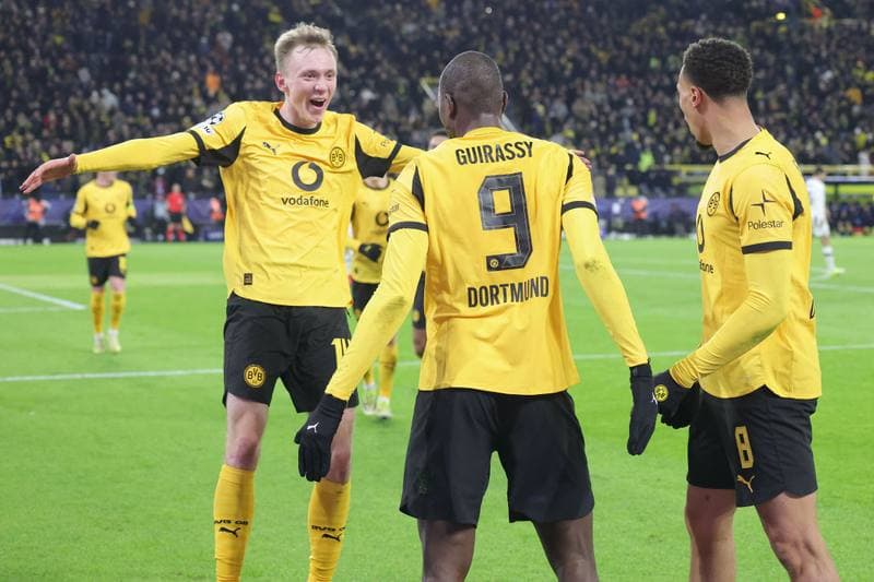 Football. UEFA Champions League. Borussia Dortmund - Atalanta. 17.02.2026