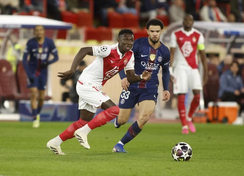 Football. UEFA Champions League. AS Monaco - Paris Saint-Germain. 17.02.2026