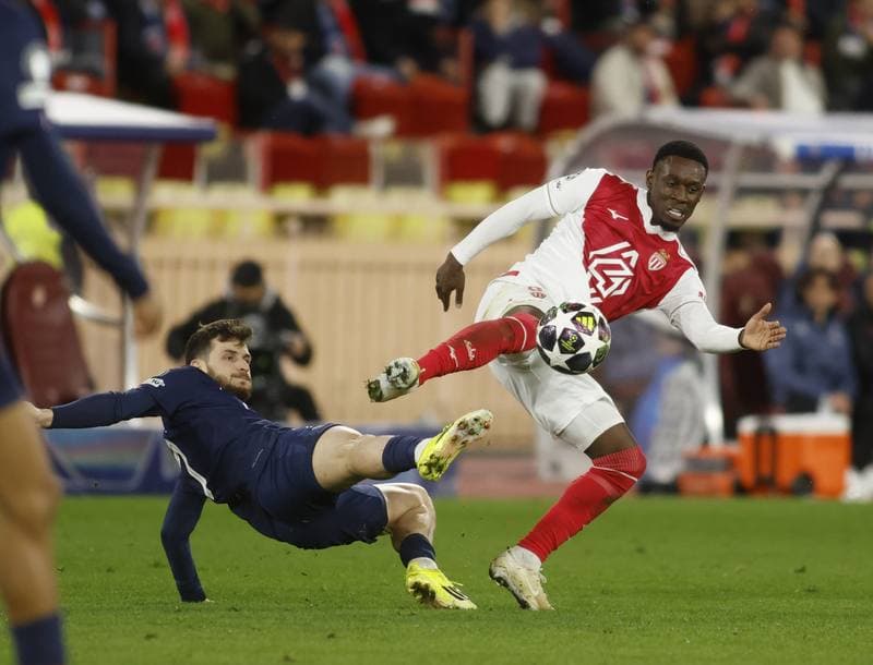 Football. UEFA Champions League. AS Monaco - Paris Saint-Germain. 17.02.2026