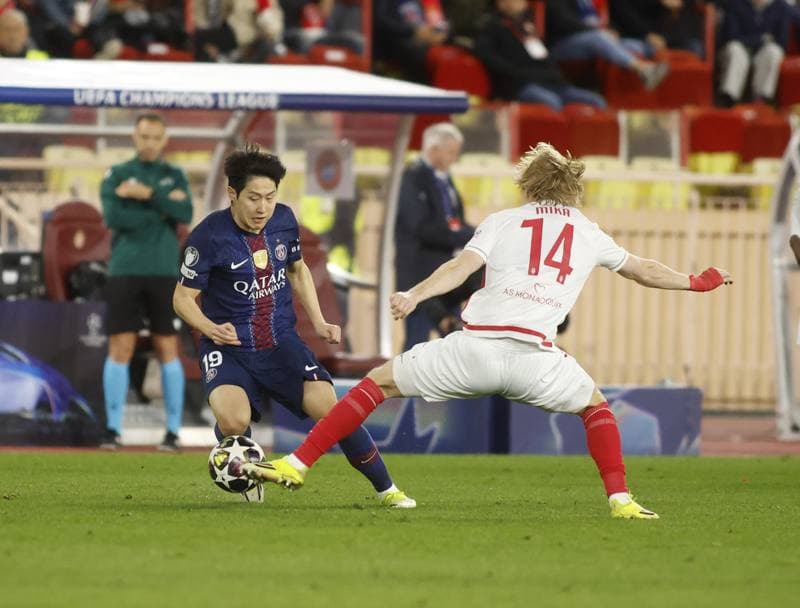 Football. UEFA Champions League. AS Monaco - Paris Saint-Germain. 17.02.2026