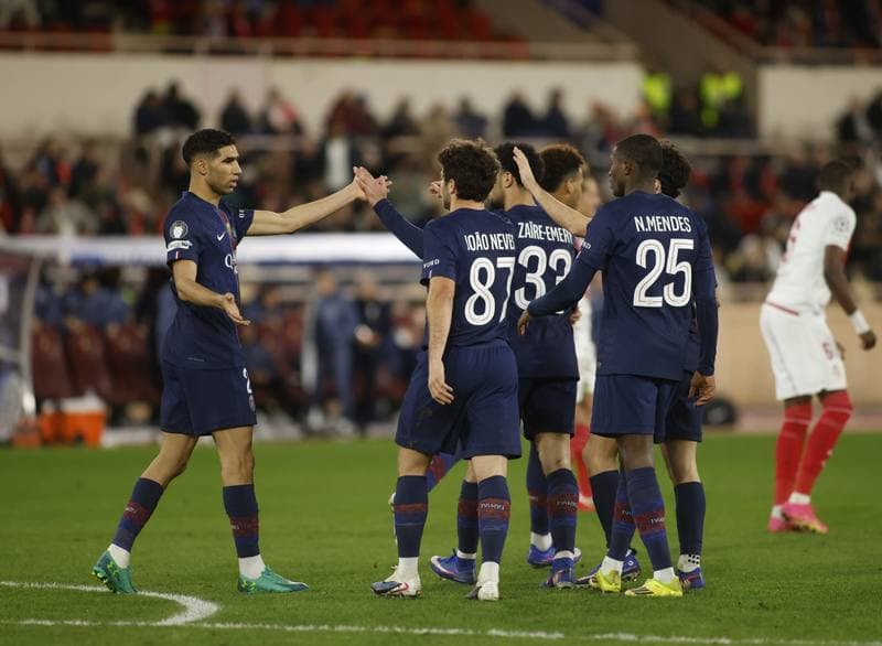 Football. UEFA Champions League. AS Monaco - Paris Saint-Germain. 17.02.2026