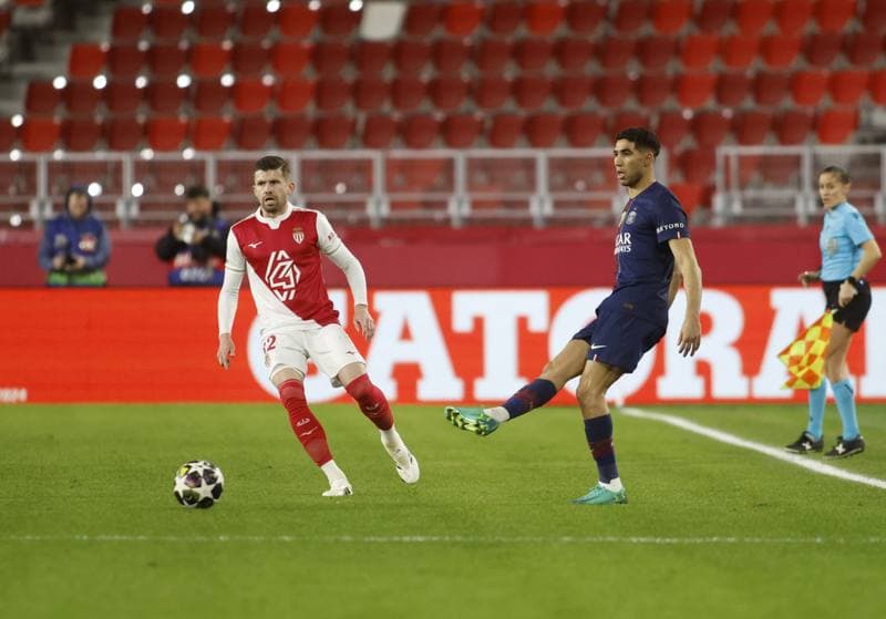 Football. UEFA Champions League. AS Monaco - Paris Saint-Germain. 17.02.2026