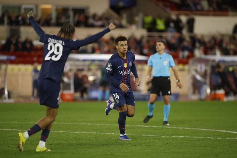 Football. UEFA Champions League. AS Monaco - Paris Saint-Germain. 17.02.2026