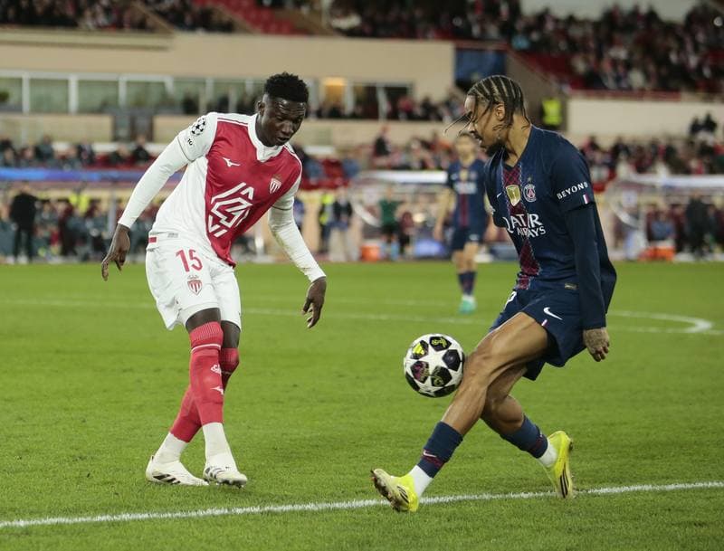 Football. UEFA Champions League. AS Monaco - Paris Saint-Germain. 17.02.2026