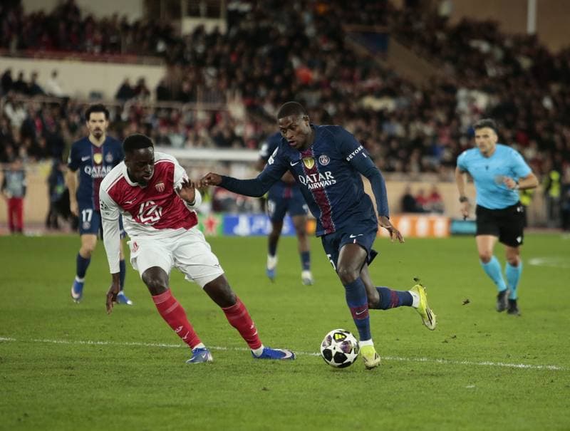 Football. UEFA Champions League. AS Monaco - Paris Saint-Germain. 17.02.2026