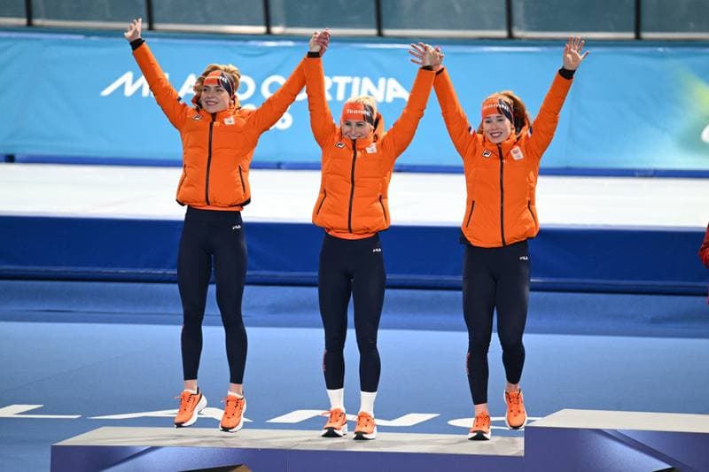 Speed Skating. Olympic Winter Games Milano-Cortina 2026. Women's Team Pursuit. 17.02.2026