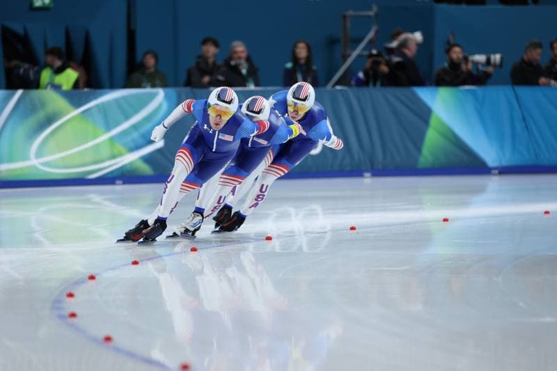 Speed Skating. Olympic Winter Games Milano-Cortina 2026. Women's Team Pursuit. 17.02.2026