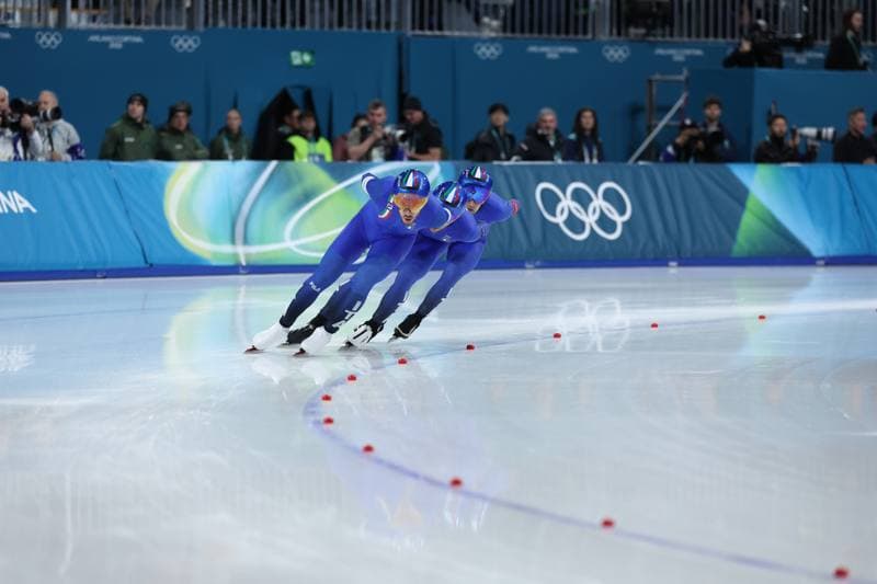 Speed Skating. Olympic Winter Games Milano-Cortina 2026. Women's Team Pursuit. 17.02.2026